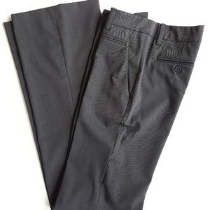 EUC Gray Prada Wool Gab Trousers Mid-rise Size 36